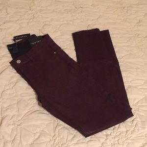 White House Black Market Faux Leather Pants